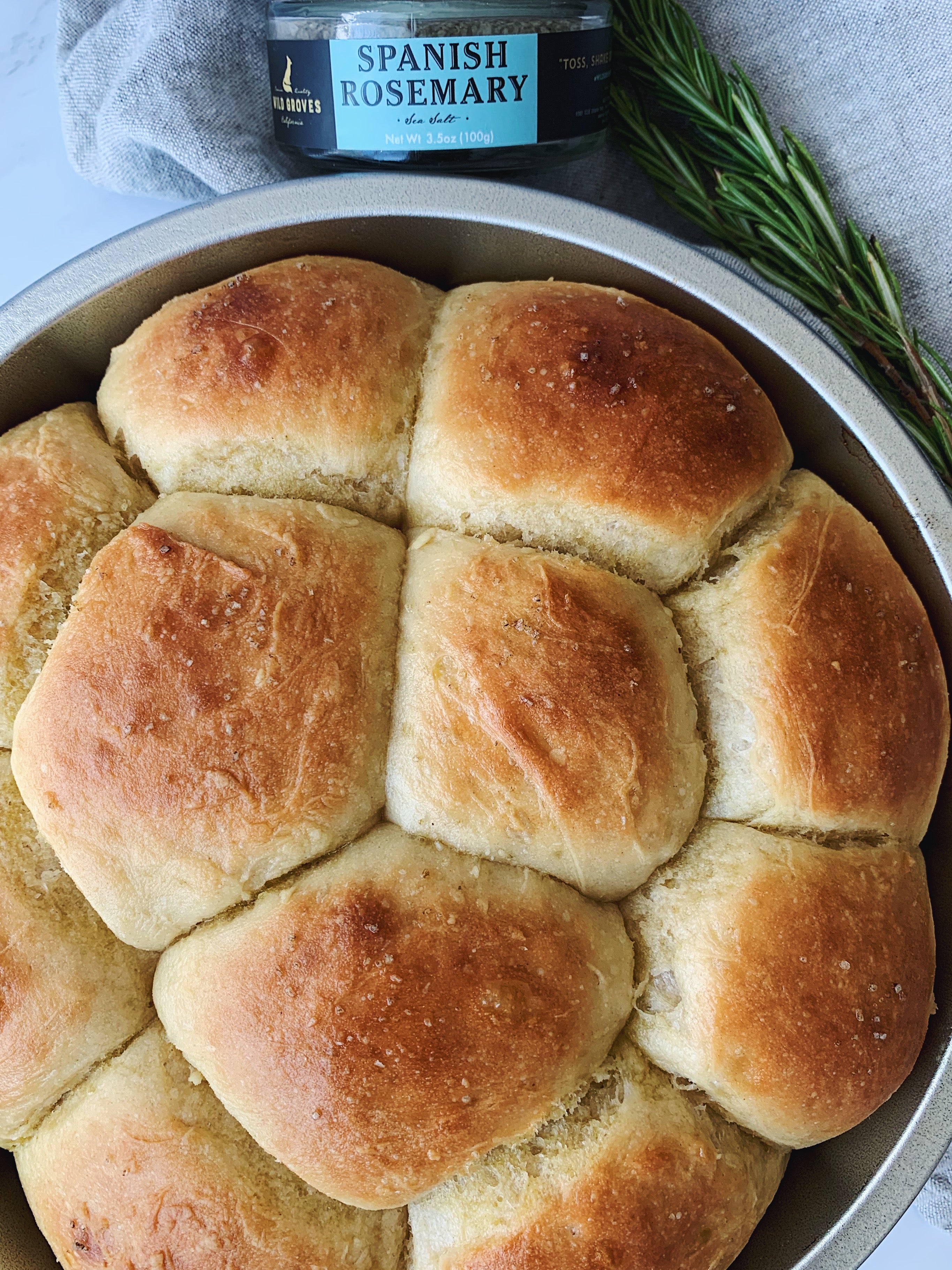 Rosemary Olive Oil Dinner Rolls Wild Groves
