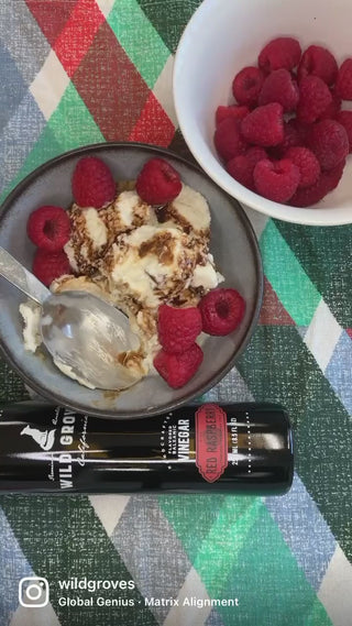 Fresh Fruit Balsamic Ice Cream