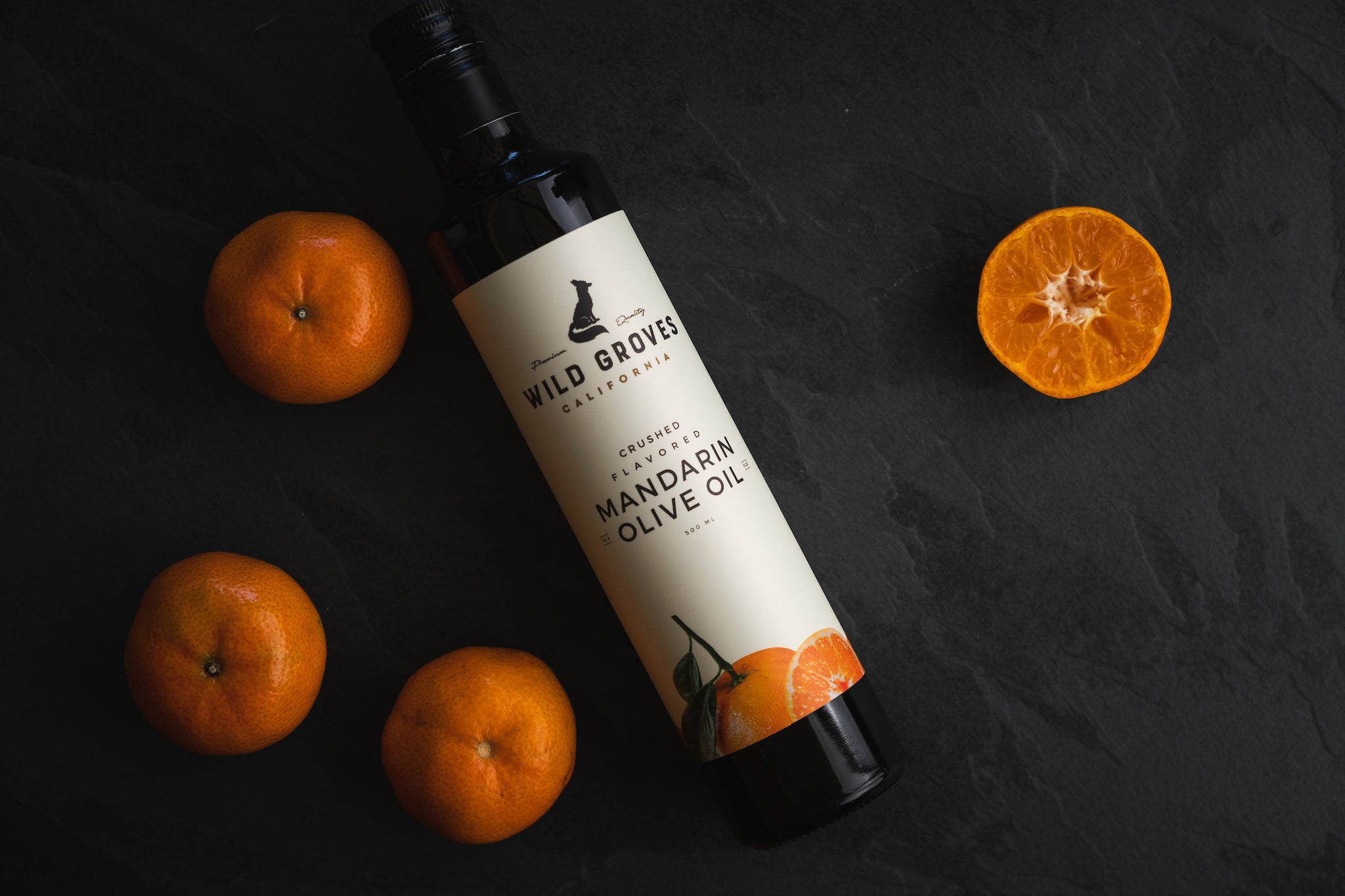 Enjoy the bright new flavor of our Mandarin Crushed Flavored Olive Oil