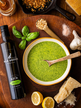 Garlic Pesto Olive Oil