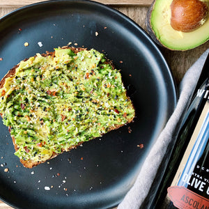 The Perfect Slice of Avocado Toast featuring Wild Groves EVOO