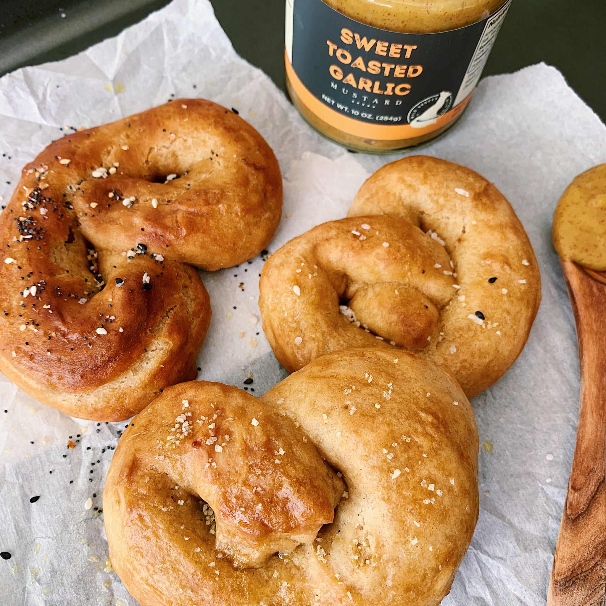 Soft & Chewy Olive Oil Pretzels