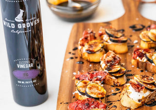 Fig Crostini with Whipped Ricotta & Crispy Prosciutto