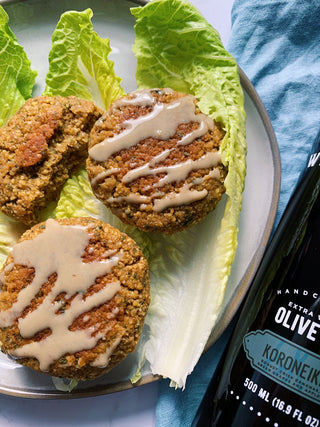 Homemade Baked Falafel