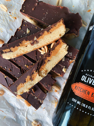 Healthier Tagalong Cookie Bars