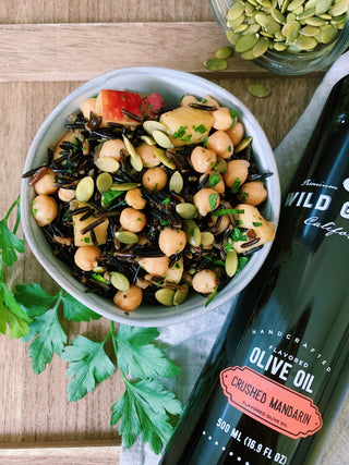 Wild Rice Salad with Mandarin Vinaigrette