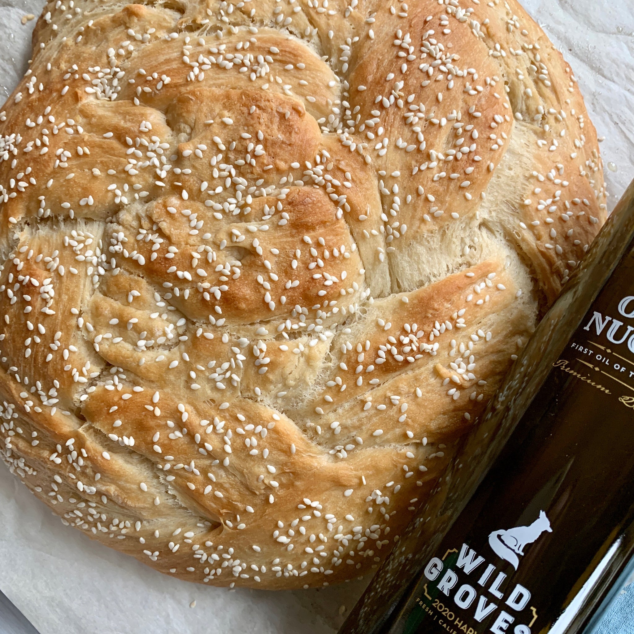 Fluffy Olive Oil Challah