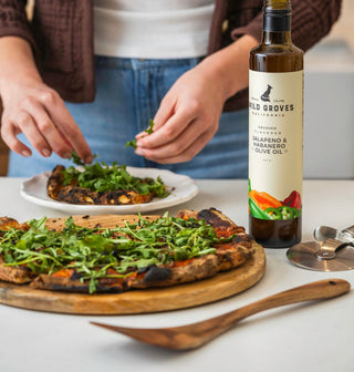 Crushed Jalapeño Habanero Olive Oil Pizza