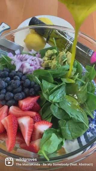 Blueberry Spinach Salad