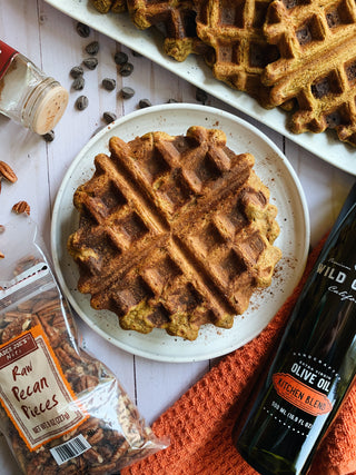 Spiced Pumpkin Waffles