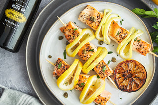 Grilled Salmon Skewers
