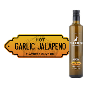 Garlic Jalapeno Olive Oil (HOT!)
