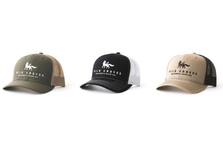 Vertical Stacked Logo Trucker Hat