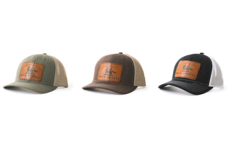 Leather Patch Trucker Hat